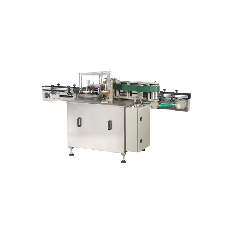 Automatische etiketteermachine voor natte flessen met natte lijm