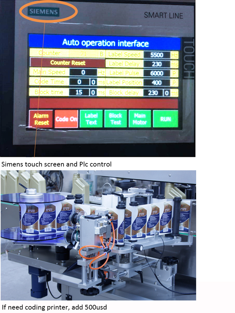 Dubbelzijdige fles Automatische labelmachine prijs