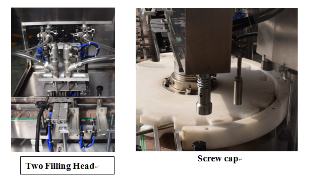KPGX-1 siroopfles vloeibare vul- en sluitmachine voor medicijnen