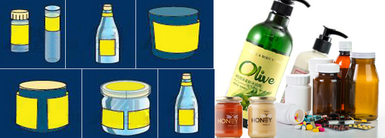 T Verticale Type Automatische Ronde Container Etiketteermachine