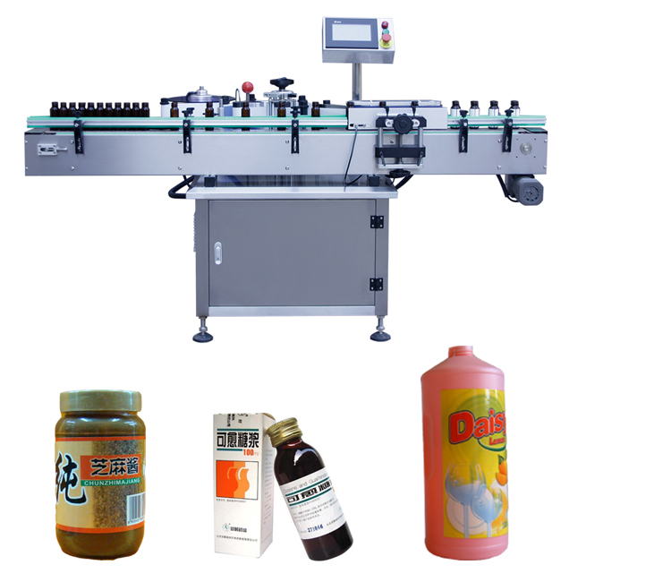 Automatische ronde fles wrap labeler