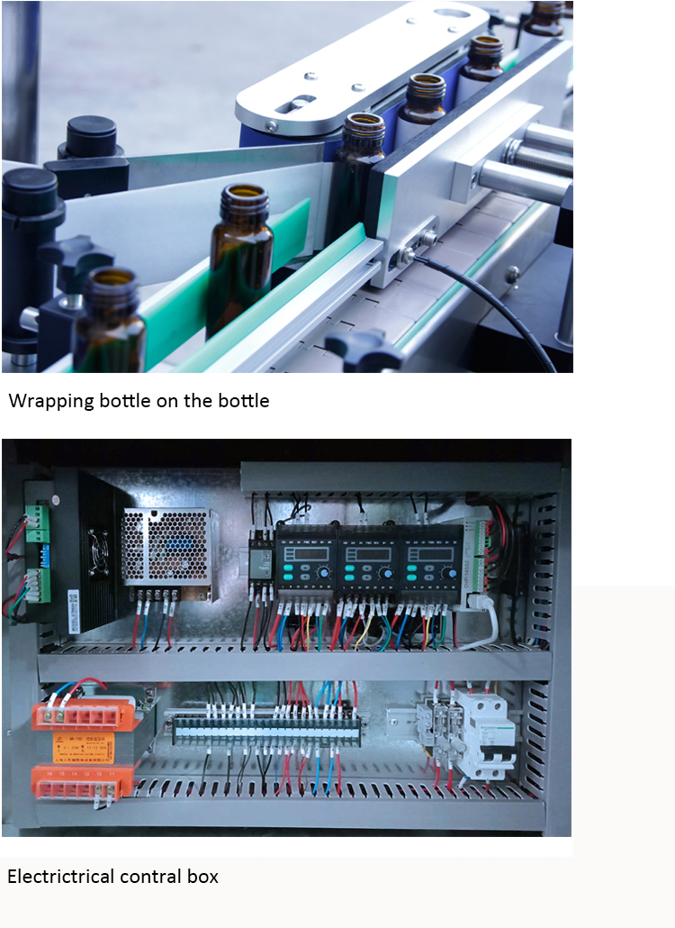 Automatische ronde fles wrap labeler