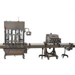 Tafelblad peristaltische pomp flacon vulmachine en sluitmachine