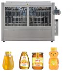 Automatische servozuiger Type saus Honingjam Hoge viscositeit Vloeibare vulling Aftopping Etiketteringsmachine Lijn